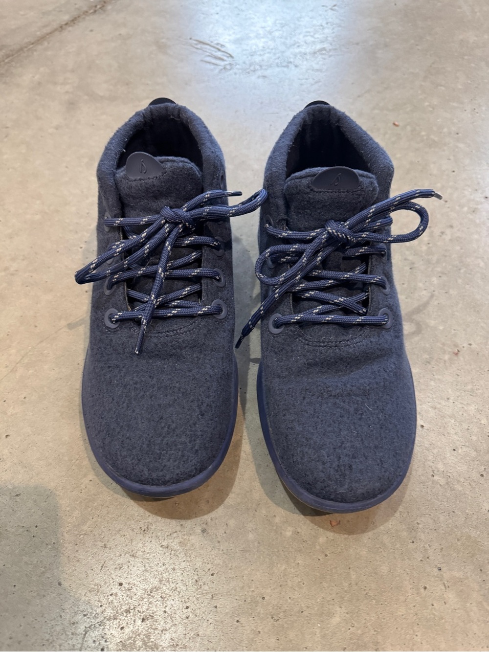 allbirds Men's Navy Wool Chukka Boots - Lace-Up